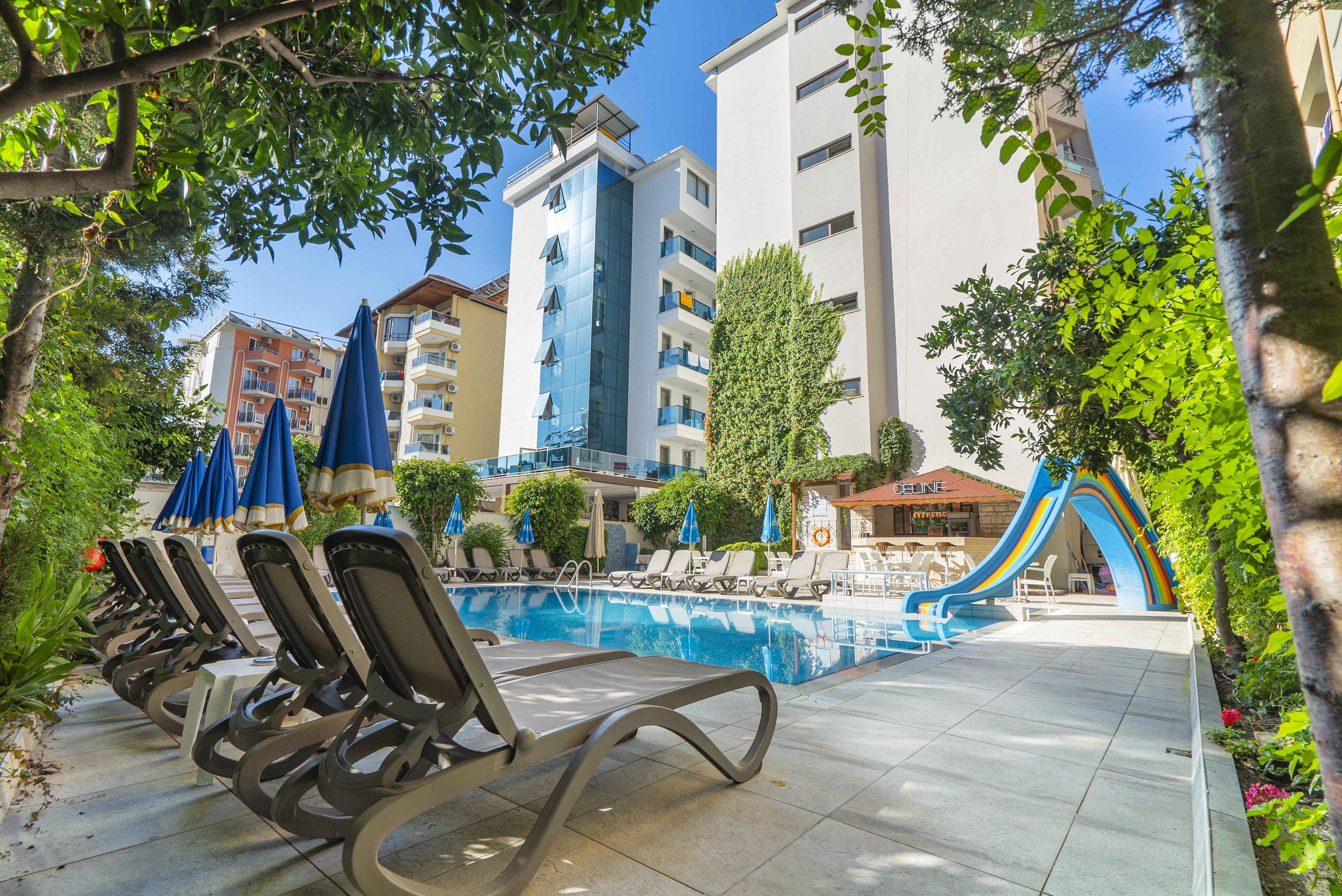 Kleopatra Celine Hotel Alanya Exterior photo